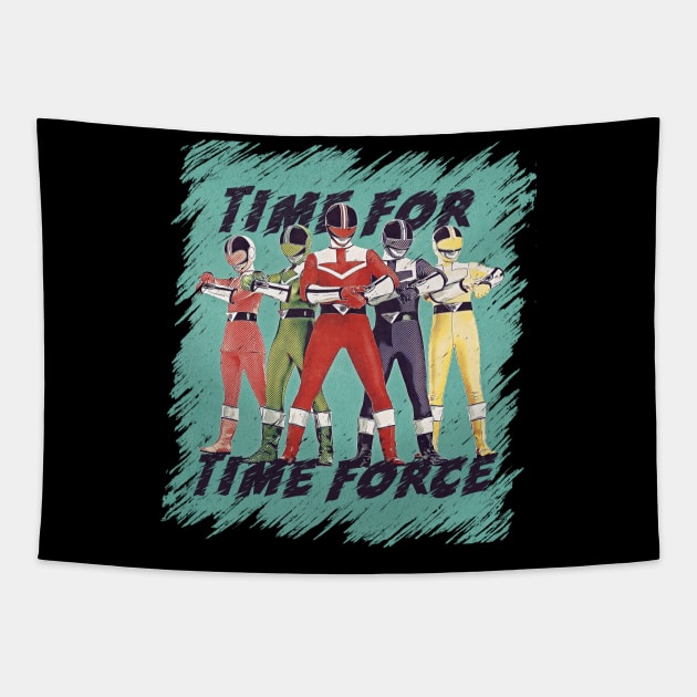 Time For Time Force Tapestry by creativespero