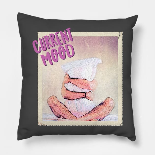 Current Mood Pillow by JasonLloyd