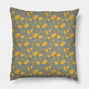 Gingko Leaves Pattern Pillow