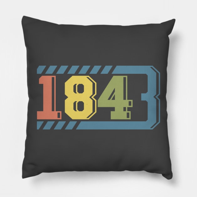 1843 Pillow by lakokakr