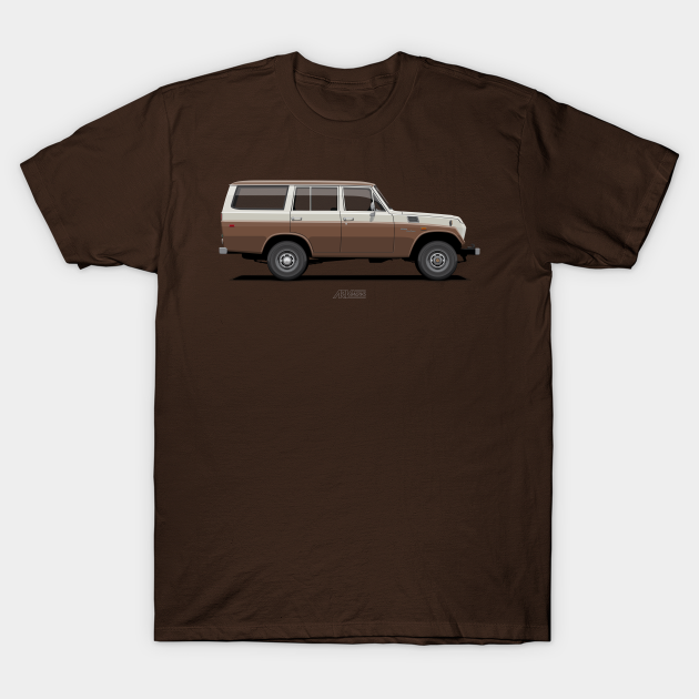 Discover Land Cruiser FJ55 - Brown - Land Cruiser - T-Shirt