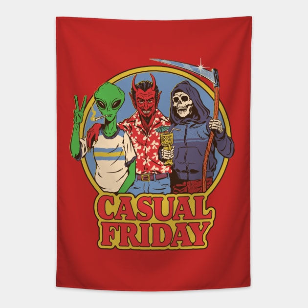 Casual Friday Tapestry by Steven Rhodes