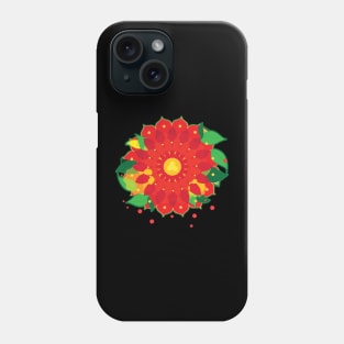 Xmas Mandala Flower Phone Case