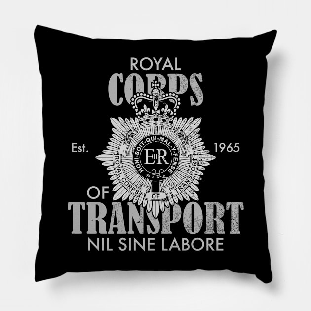 Royal Corps of Transport (distressed) Pillow by TCP