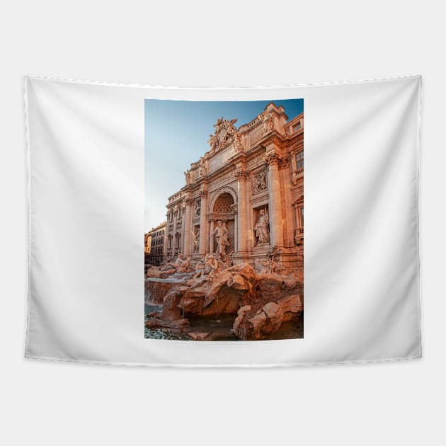 Trevi Fountain, Rome Tapestry by BrianPShaw