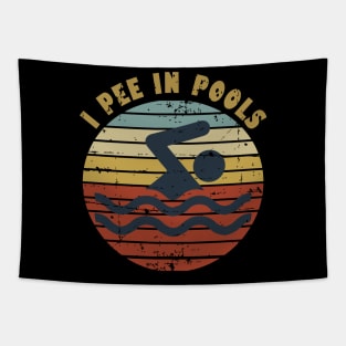 I Pee In Pools Tapestry