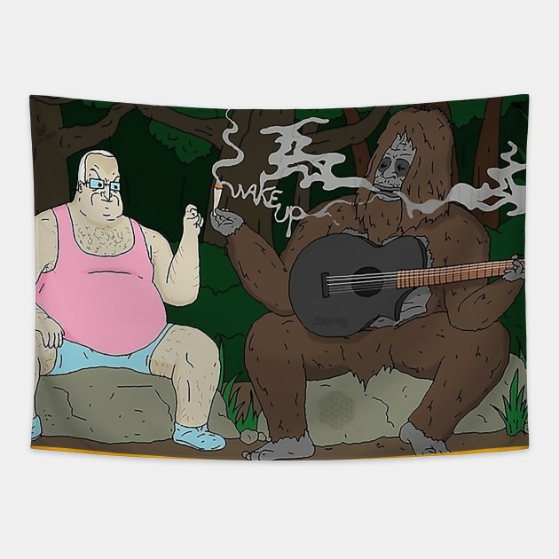 Sassy The Sasquatch Epyon Tapestry by umarerikstore