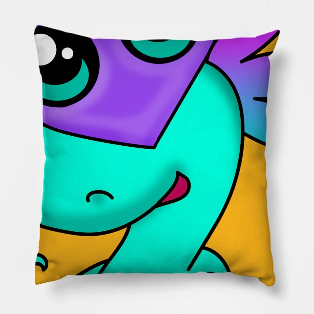 Baby Dragon Pillow by Digifestas