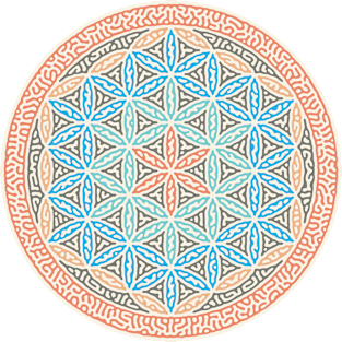 The Flower of Life Magnet