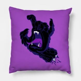 Sangre Azul black Pillow