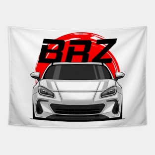 New Gen White BRZ MK2 Front JDM Tapestry