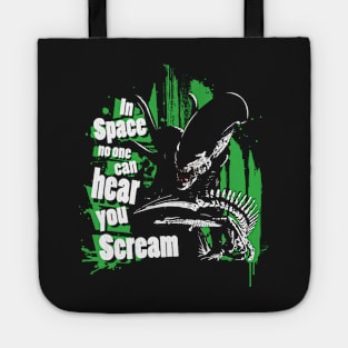 In Space no one can hear Scream Tote