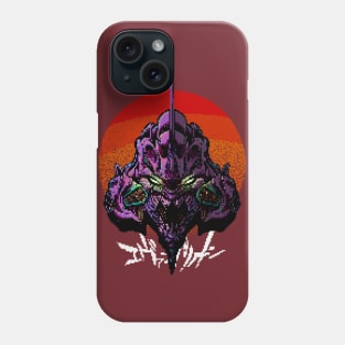 8bit eva face Phone Case