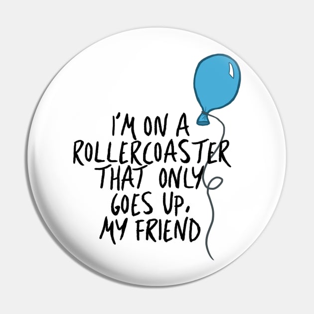 The Fault in Our Stars - Roller-coaster balloon Pin by Allabeckzz