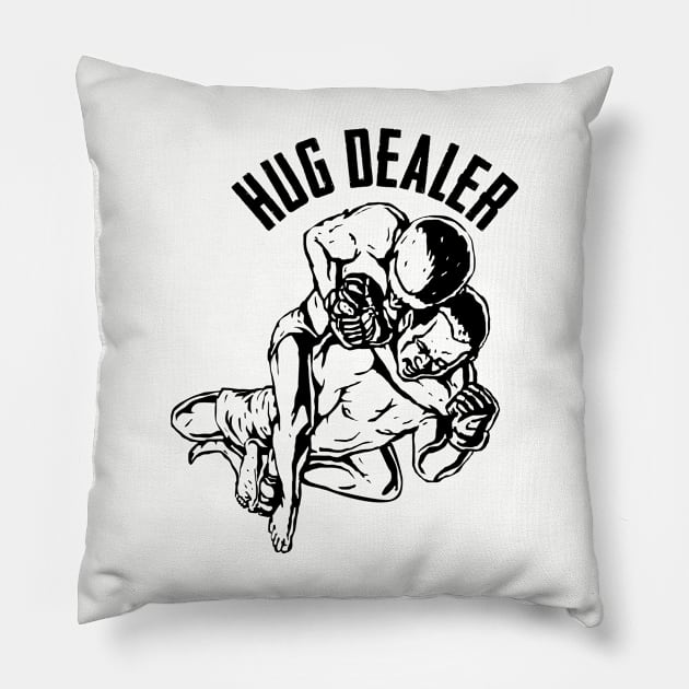 BJJ - Hug Dealer Pillow by Kudostees