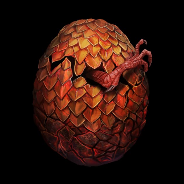 Red Dragon Egg Hatching by Shopping Dragons