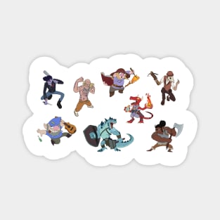 Cloak & Swagger Character Stickers Magnet