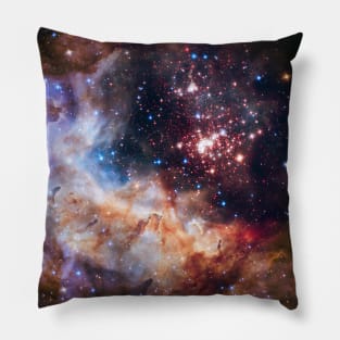 Hubble Celestial Fireworks Image of Star Cluster Westerlund 2 Pillow