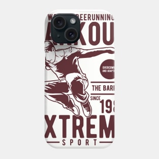 Vector Illustration of Parkour Phone Case