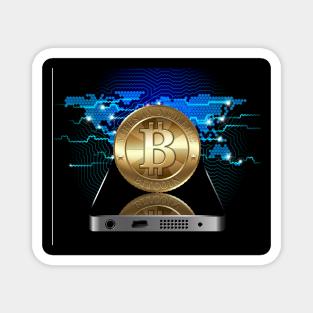 Bitcoin Concept Magnet