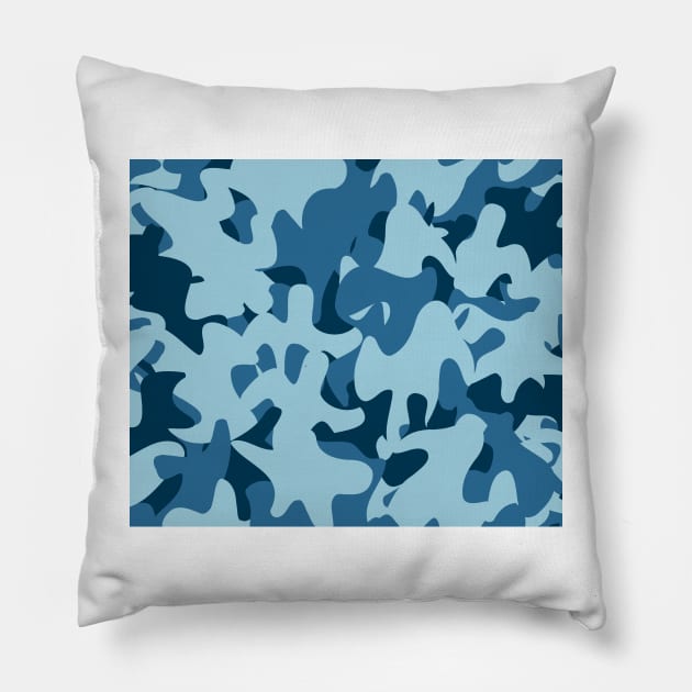 army camouflage Pillow by timegraf