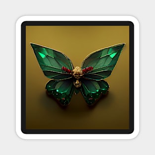 emerald butterfly 04 Magnet