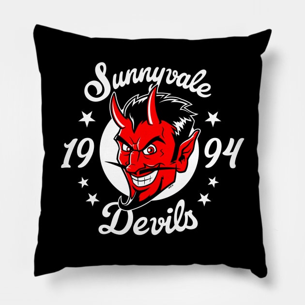 Sunnyvale Devils Pillow by wloem