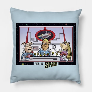 Pigs In Space! Pillow