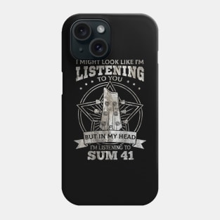 Sum 41 Music Quotes Phone Case