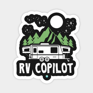 RV Copilot Camping Hiking Gift Idea Magnet