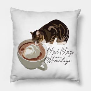 Best Days Are Meowdays Pillow