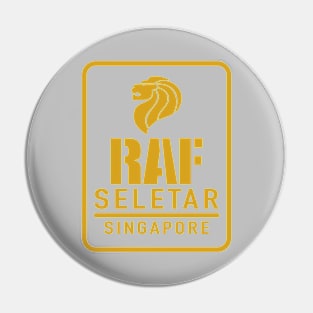 RAF Seletar (Front and Back logo) Pin