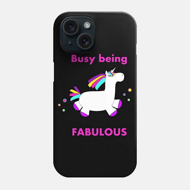 Fabulous Unicorn Phone Case by Punderstandable