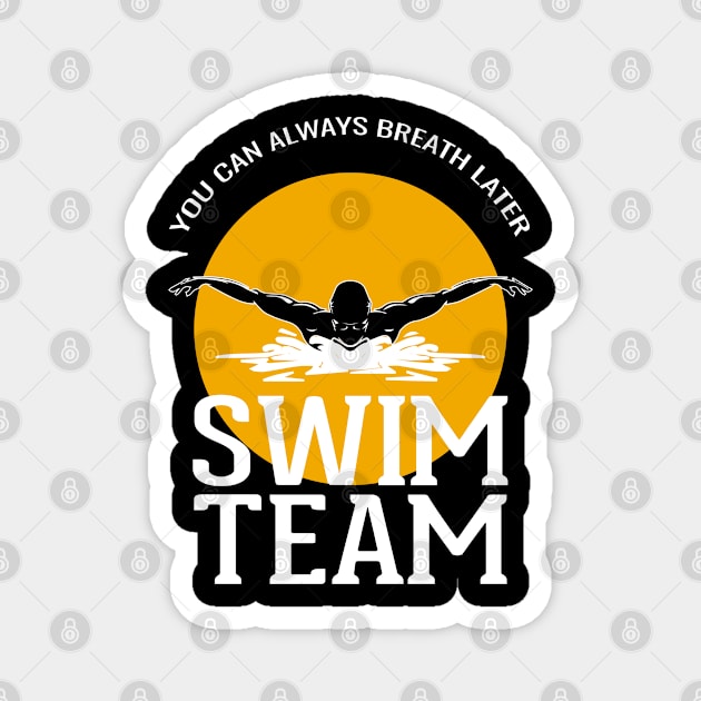 Swim Team Magnet by Kams_store