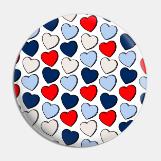 Love heart pattern 2 Pin