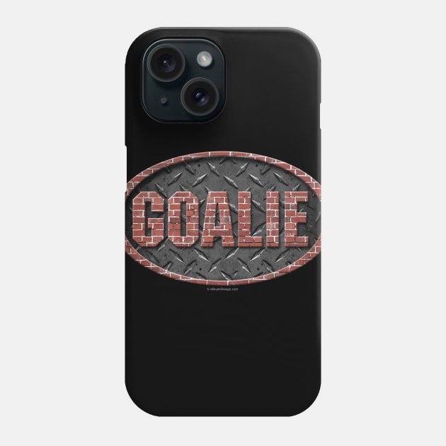 Iron Hockey Goalie Phone Case by eBrushDesign