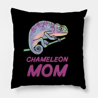 Chameleon Mom, Purple, for Chameleon Lovers Pillow