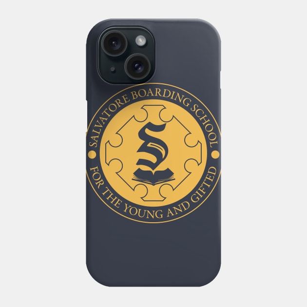 Salvatore School Crest Phone Case by Nazonian