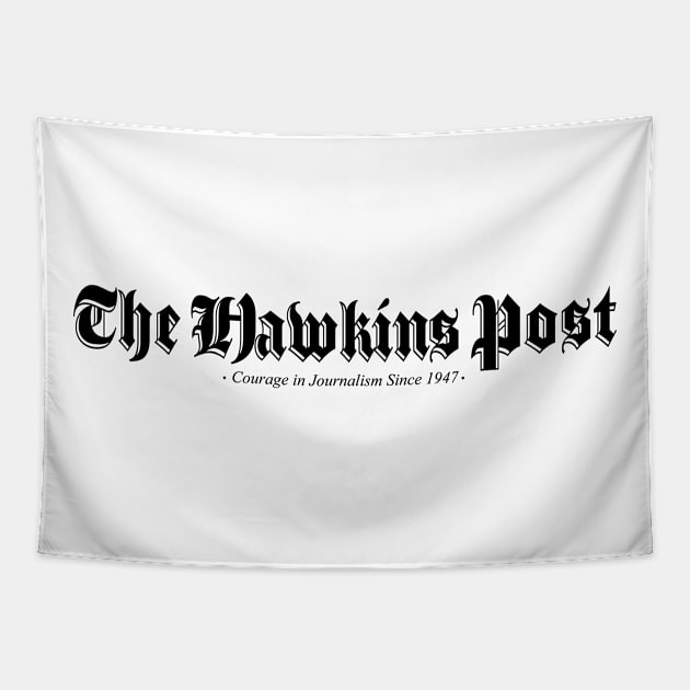 The Hawkins Post Tapestry by familiaritees