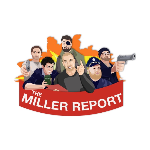 The Miller Report - Cartoon Style Apparel by VideoGamerTV