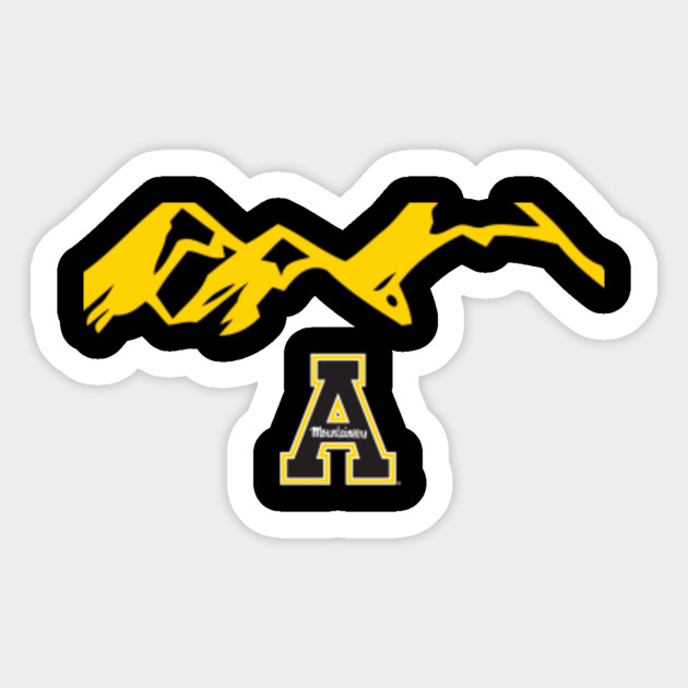 Appalachian State Mountaineers Moon Sweatshirt Appalachian Sticker Teepublic
