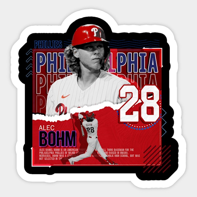 Rinkha Alec Bohm Baseball Paper Poster Phillies T-Shirt