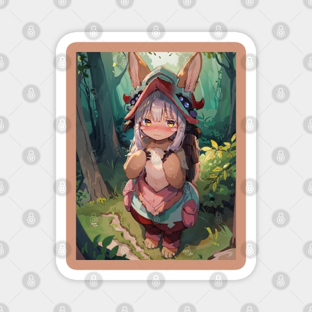 Cute Nanachi Design for Anime Lovers Magnet by Tazlo