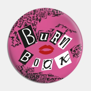 Mean Girls Burn Book Pin