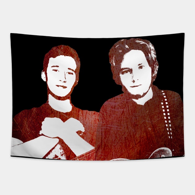 The Boys Are Back Tapestry by Dirty Red Hearts