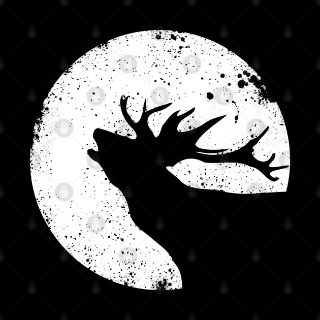 Deer Moon - Reindeer by Shirtbubble