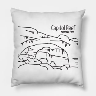 Capitol Reef National Park Pillow