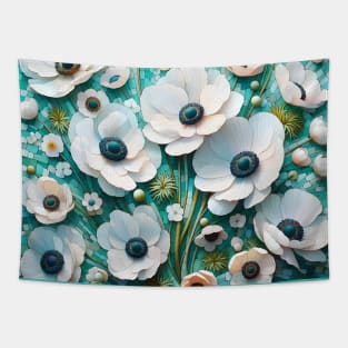 Anemone Flowers Tapestry