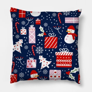 Winter Christmas Pattern Pillow