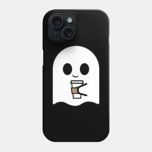 Cozy Ghost needs Coffee Phone Case